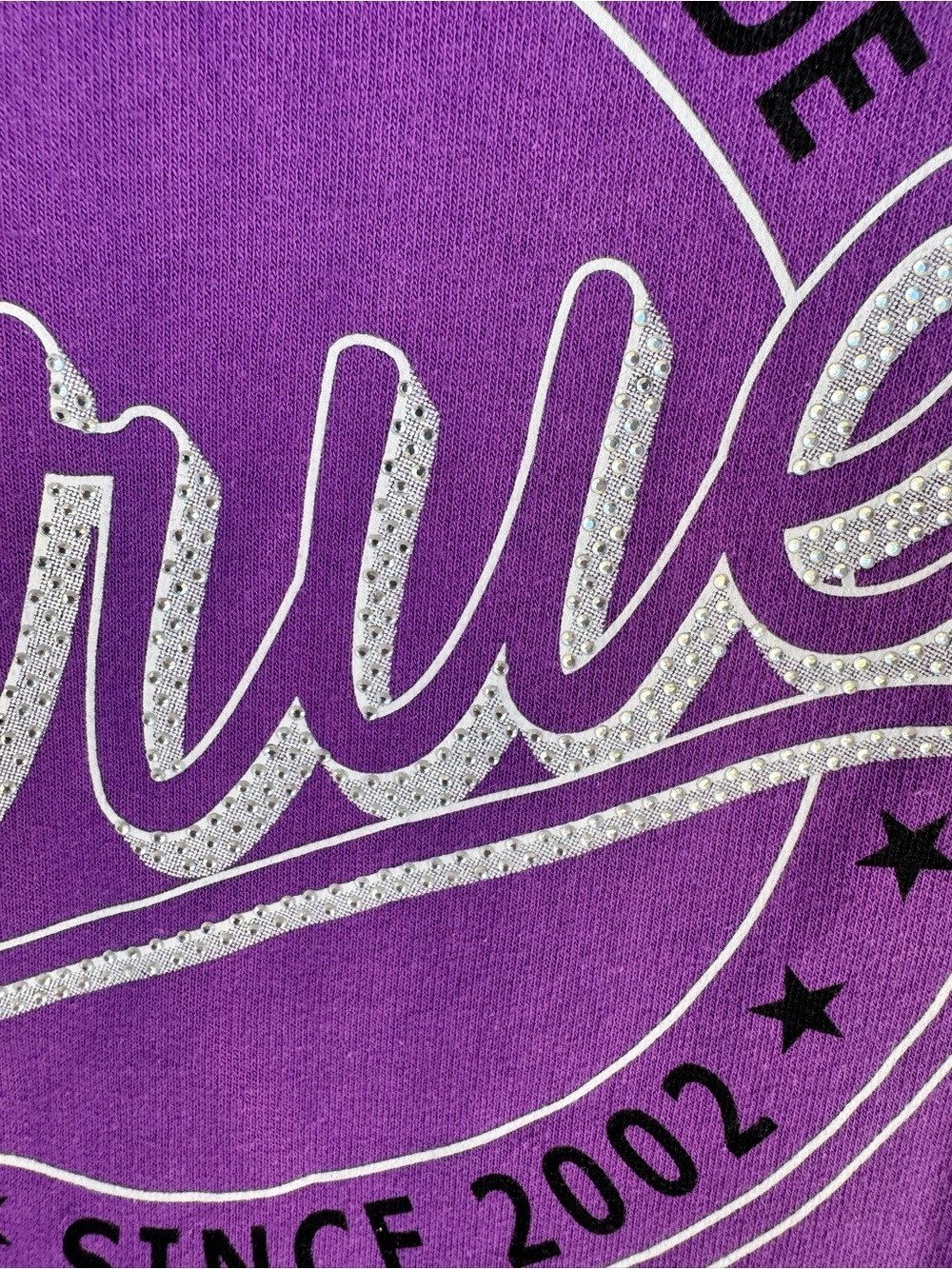 True Religion Purple Short-Sleeve Zip-Up Hoodie - Picture 6 of 13